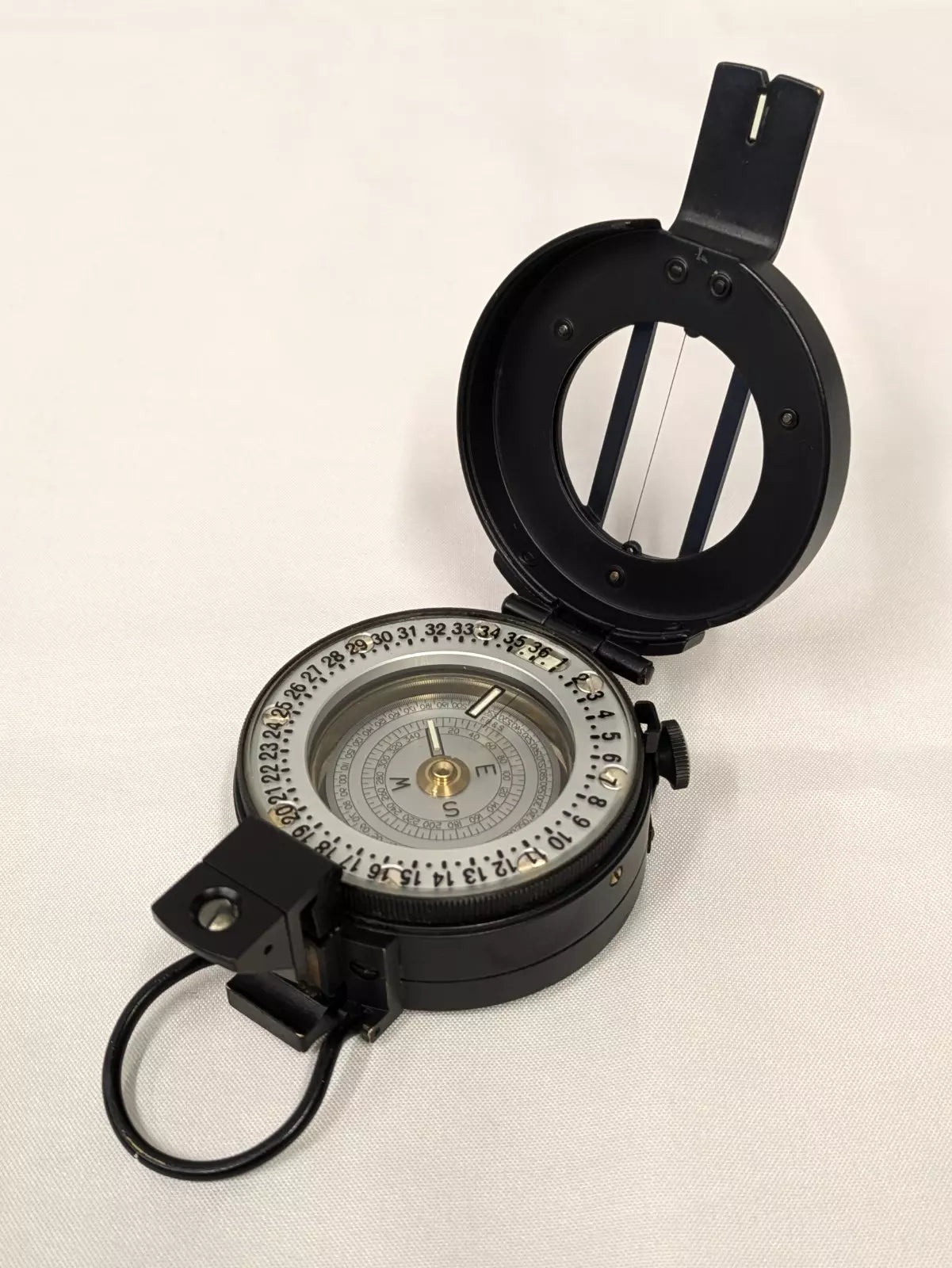 Francis Barker M-73 Prismatic Marching Compass (Degrees)