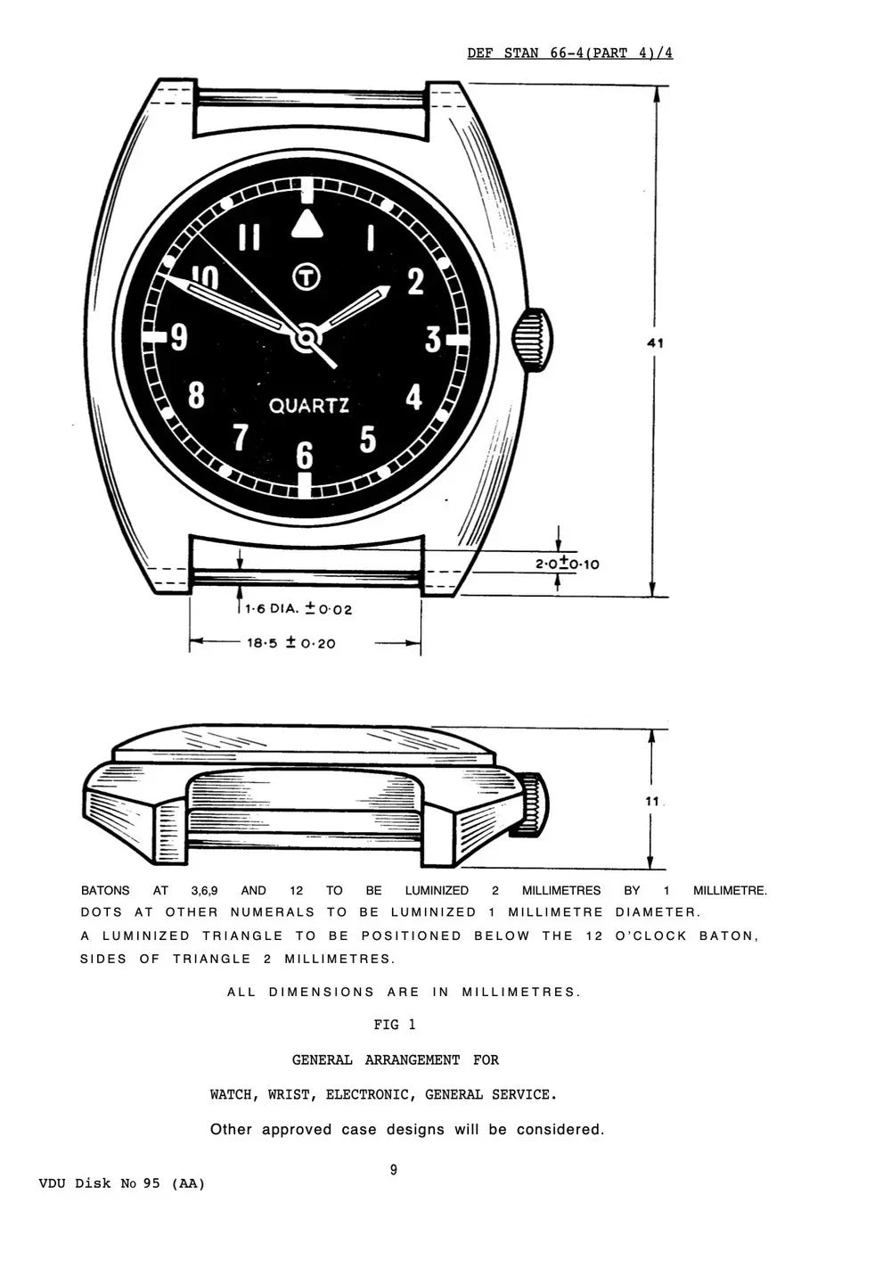 MWC W10 1970s Pattern General Service 24 Jewel Automatic Military Watch