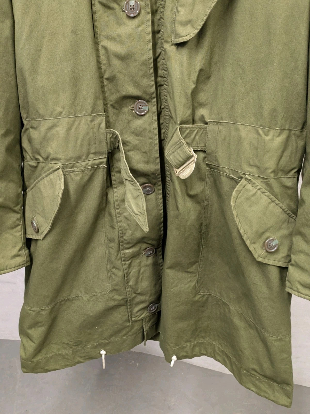 British Army 1951 Pattern Green Ventile Parka Jacket Coat Sealed Pattern - Size 8