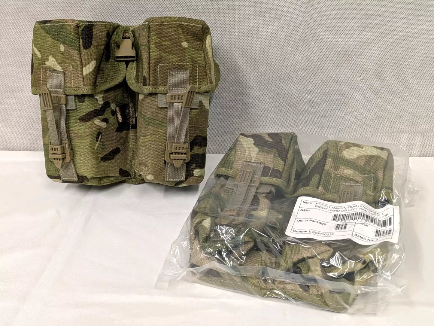 MTP Camouflage IRR Double Ammunition Magazine Pouch - NEW