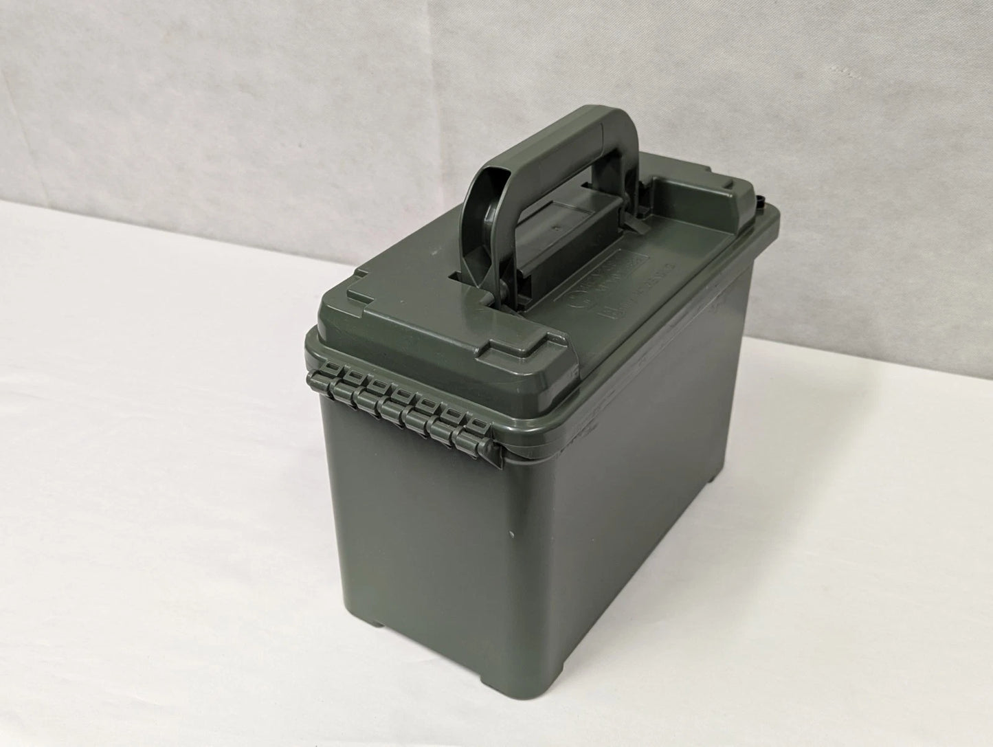 Swiss Army Plastic Ammo Tin Ammunition Box Can Green