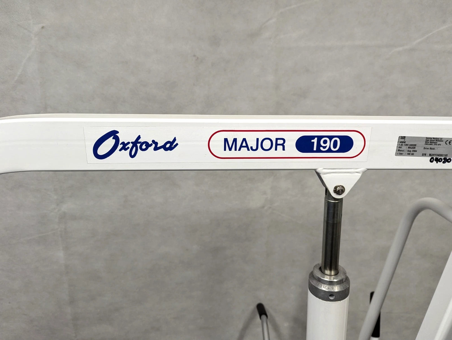 Oxford Major 190 Mobile Manual Patient Hoist - 190kg