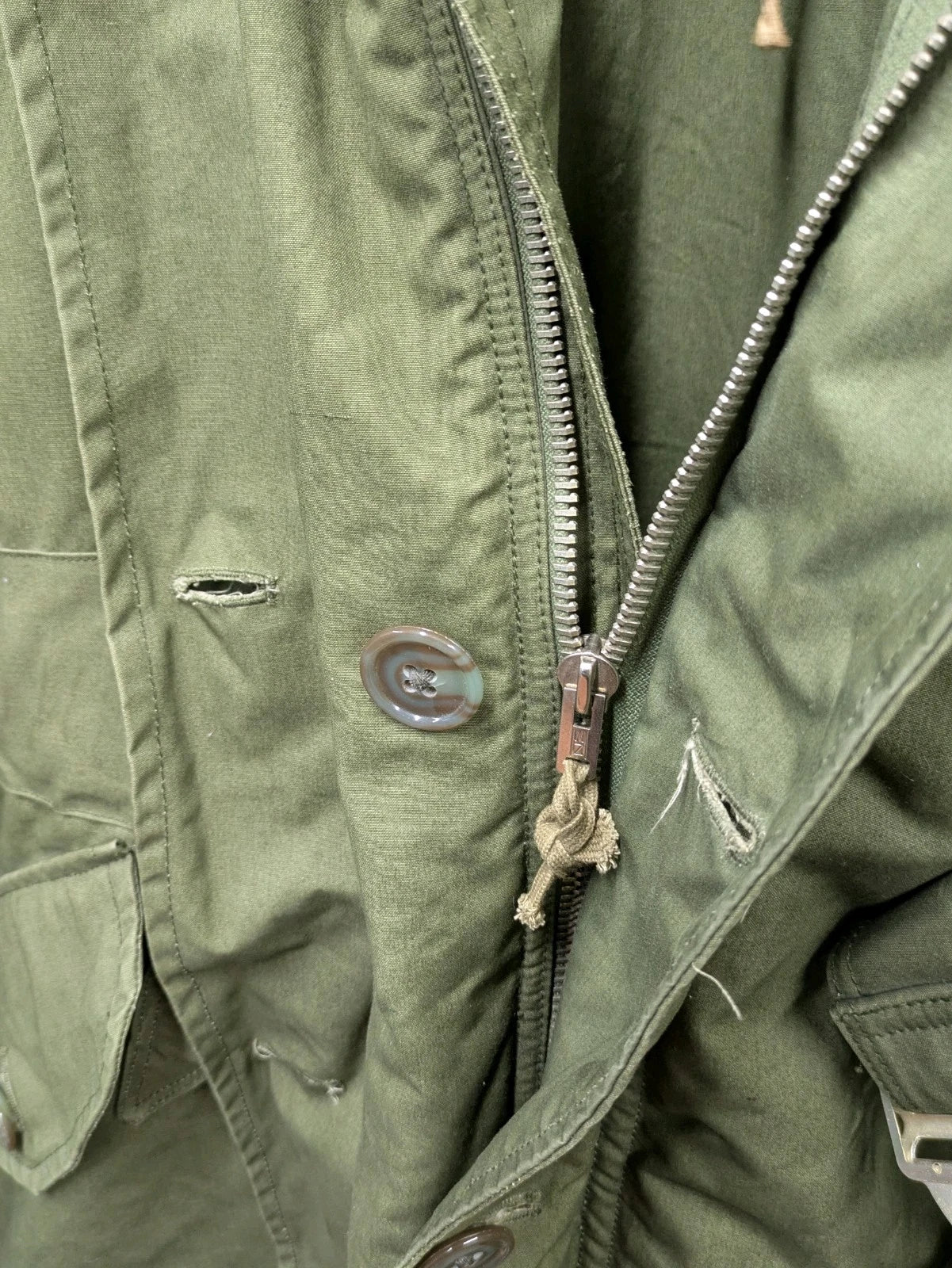 British Army 1951 Pattern Green Ventile Parka Jacket Coat Sealed Pattern - Size 8