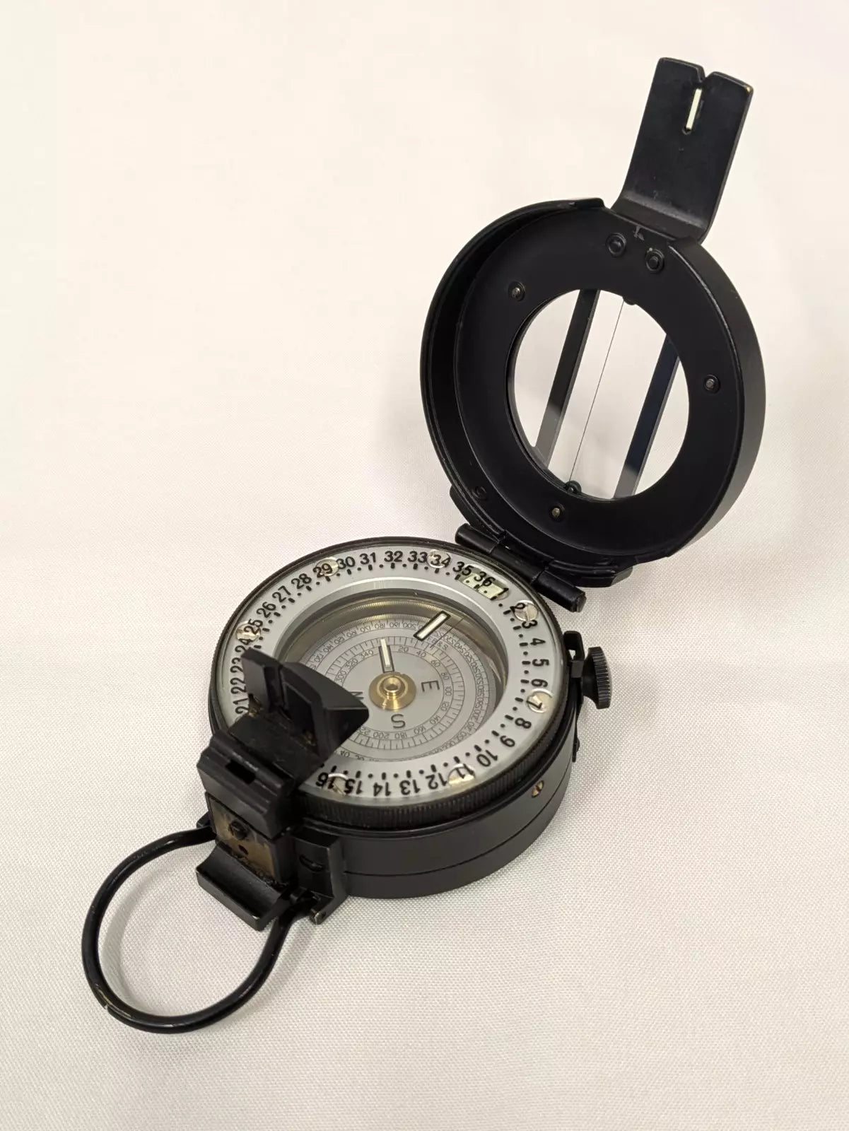 Francis Barker M-73 Prismatic Marching Compass (Degrees)