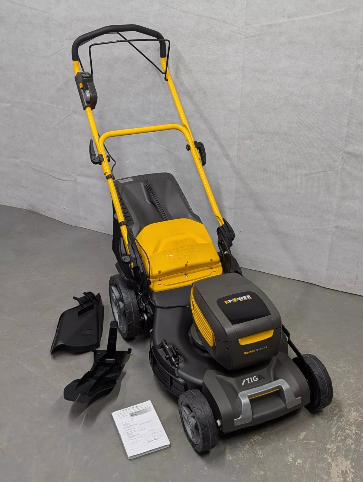 Stiga Combi 753 SQ AE Premium 4 in 1 Battery Powered Lawnmower - NEW