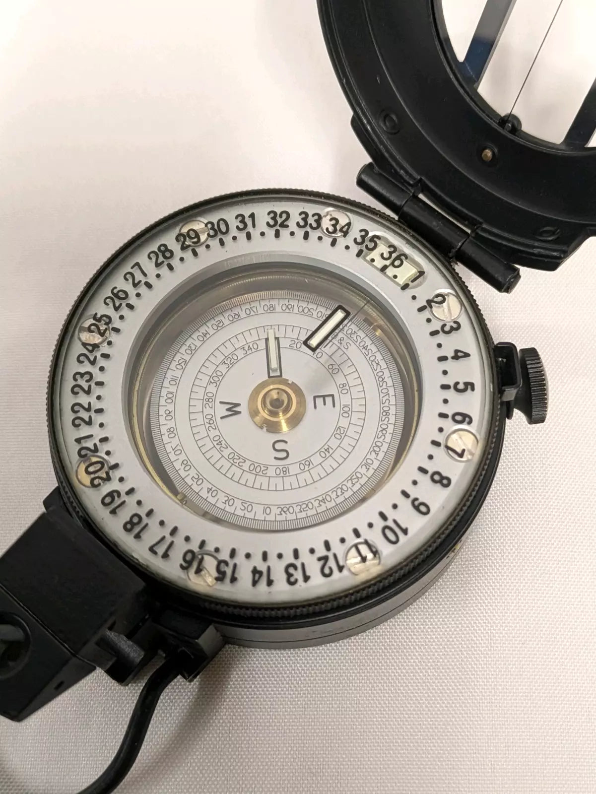 Francis Barker M-73 Prismatic Marching Compass (Degrees)