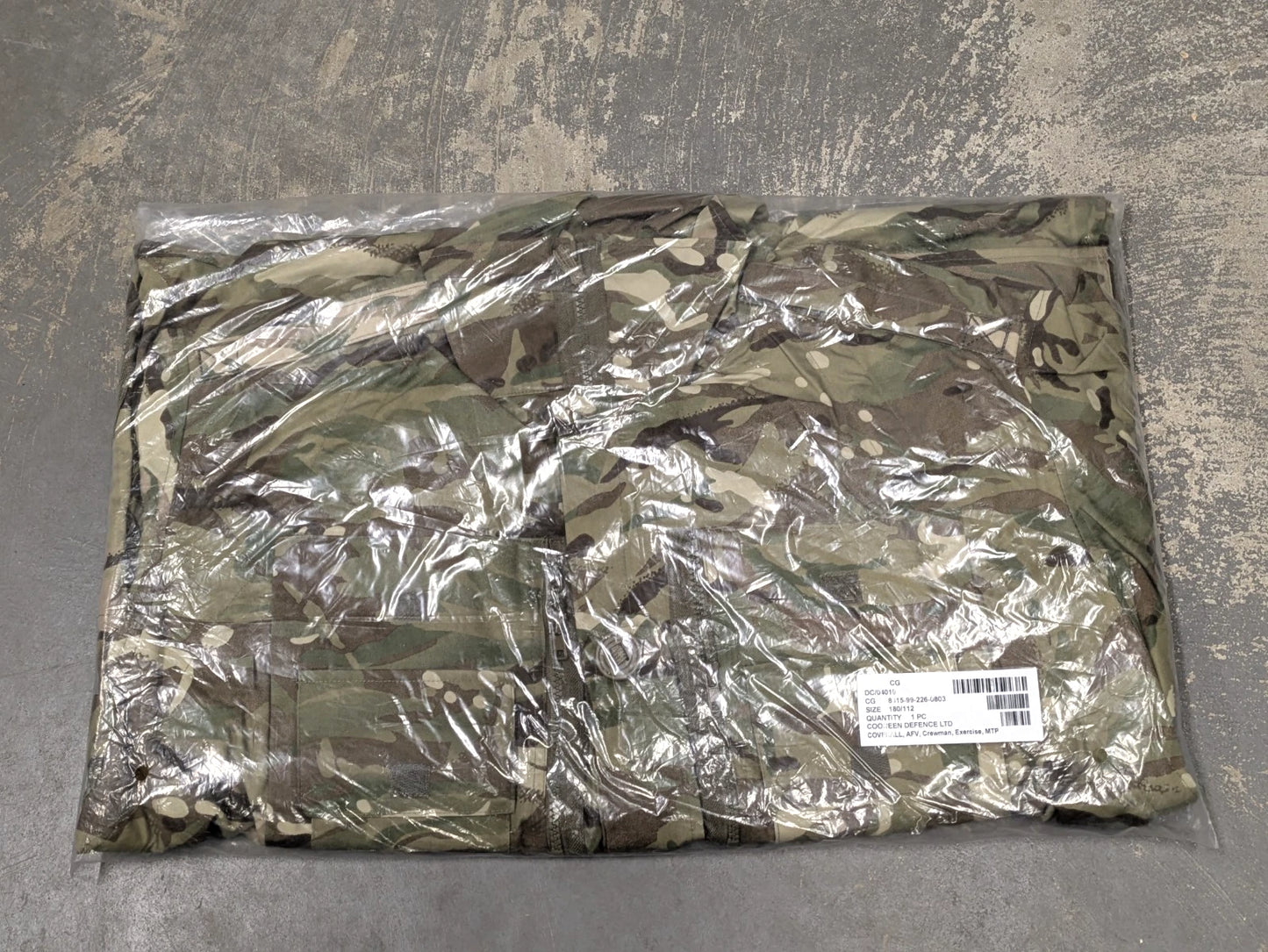 British Army MTP AFV Crewman Coveralls Exercise Suit