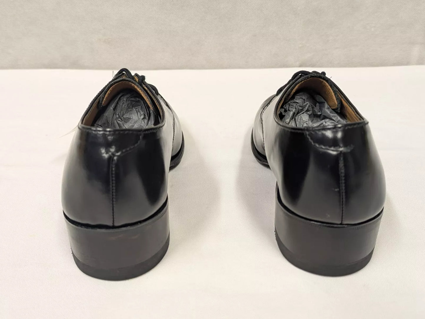 Ladies Black Leather Gibson Dress Uniform Parade Shoes