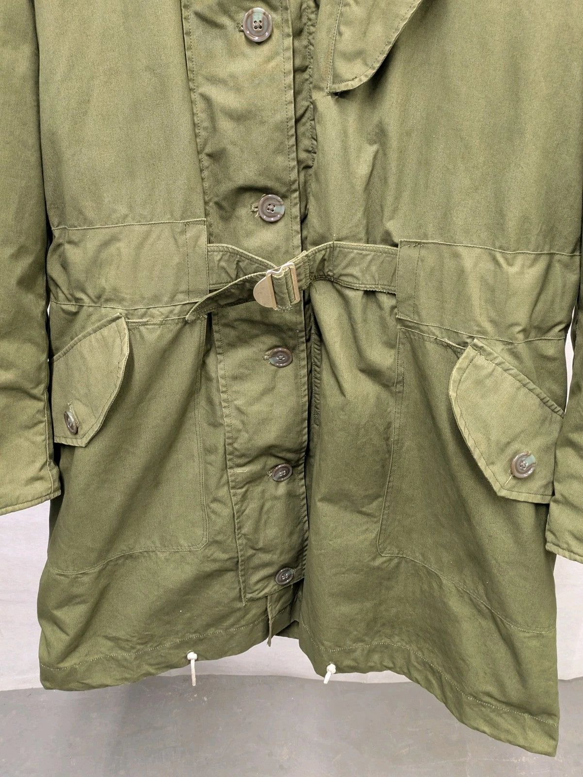 British Army 1951 Pattern Green Ventile Parka Jacket Coat Sealed Pattern - Size 8