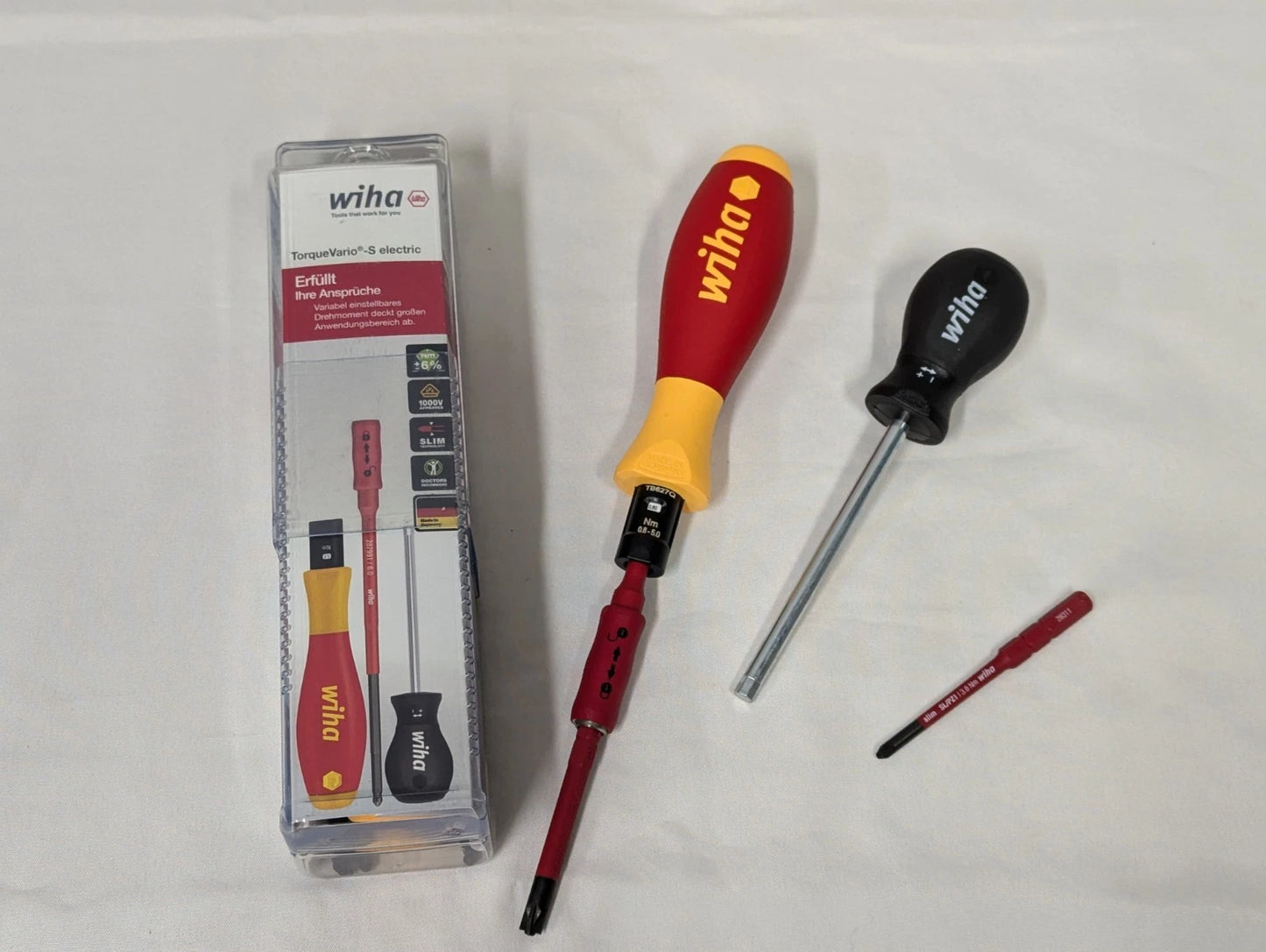 Wiha 5 Piece Torque VDE Insulated Slim Pozidrive Terminal Screwdriver Set 38074