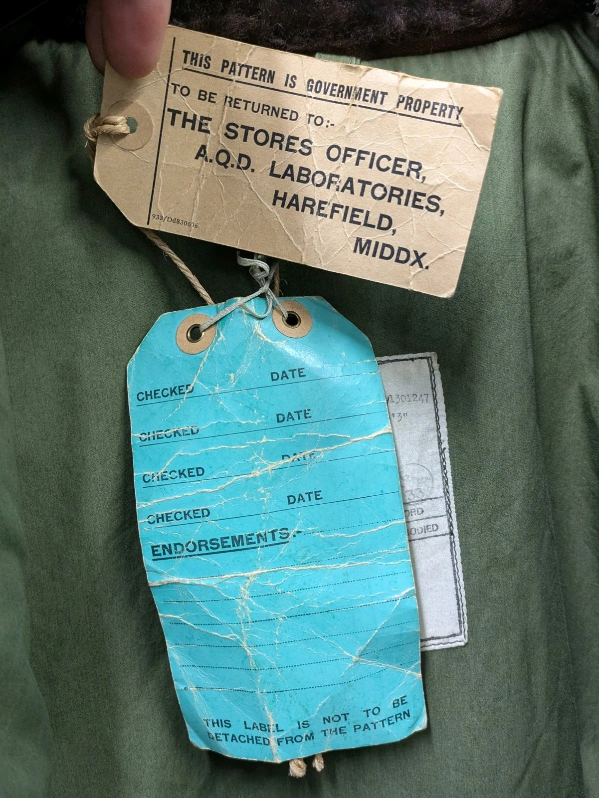 British Army 1951 Pattern Green Ventile Parka Jacket Coat Sealed Pattern - Size 8