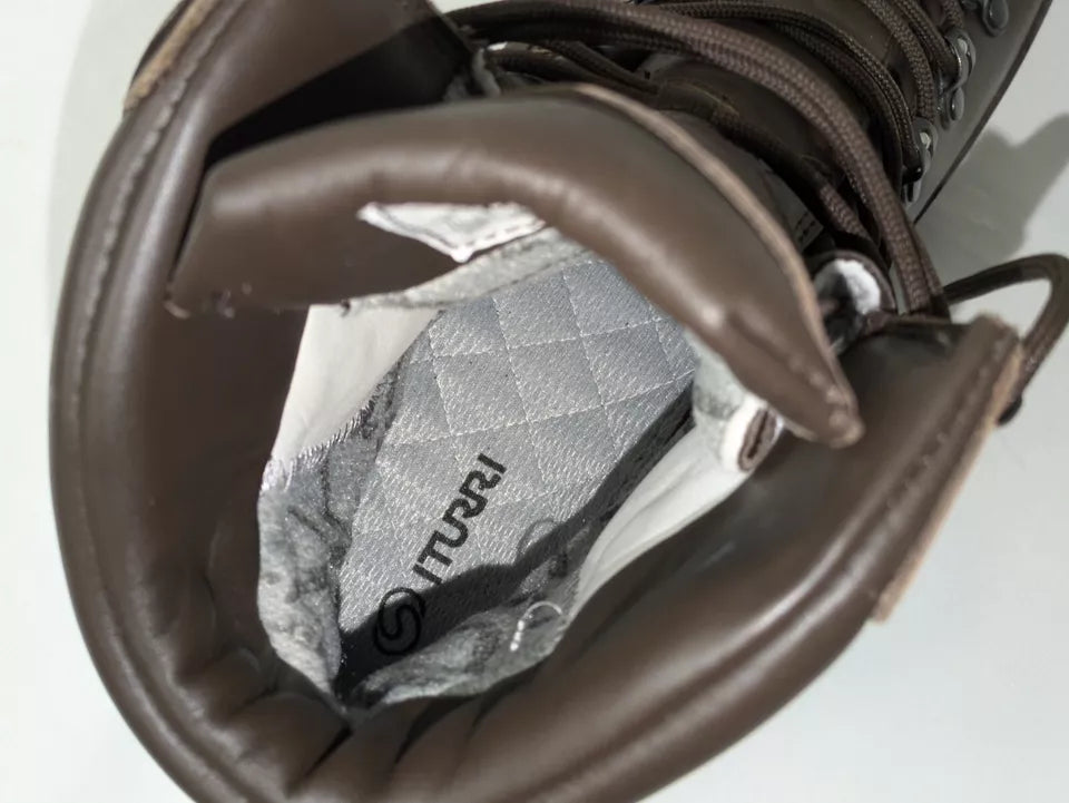Iturri Brown Leather Goretex Cold Wet Weather Combat Boots