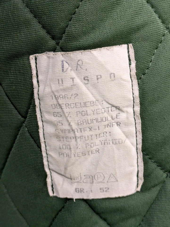 German Saarland Police Waterproof BGS Border Guard Jacket Size 52" Chest - Vintage Polizel