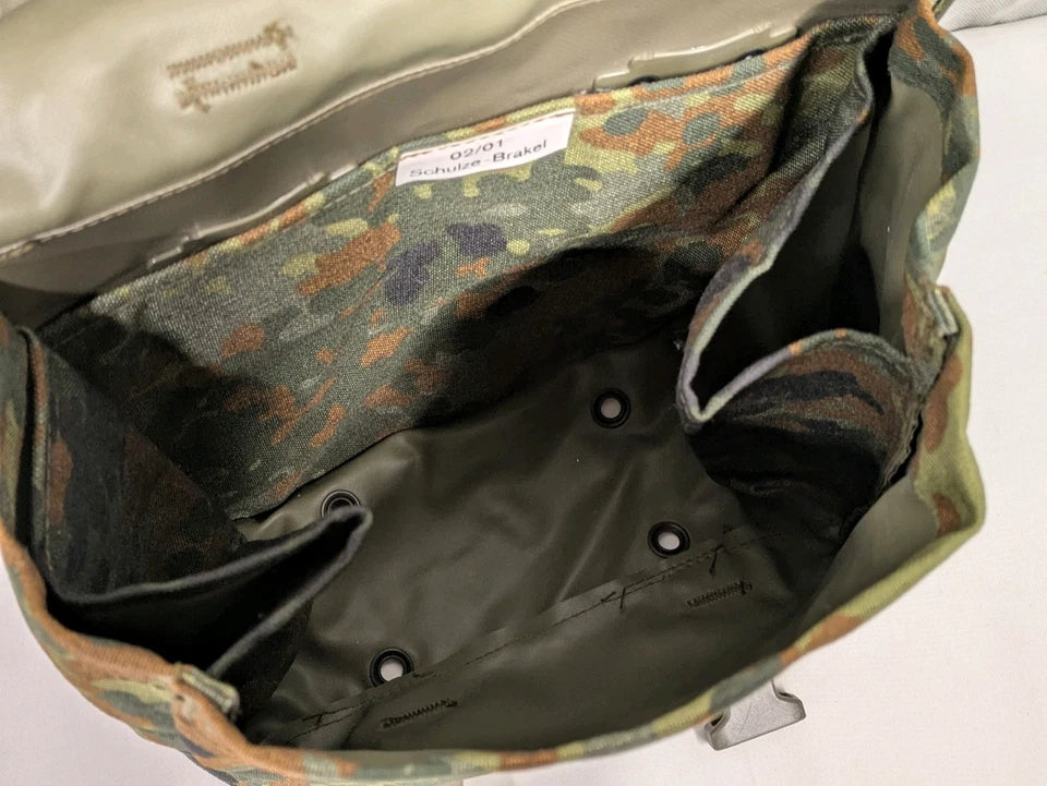 German Army Bundeswehr Flecktarn Butt Pack Respirator Case GSR Holder Haversack