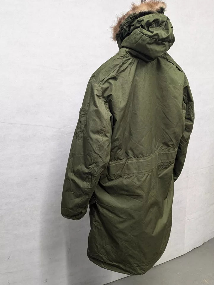 British Army 1951 Pattern Green Ventile Parka Jacket Coat - Size 8