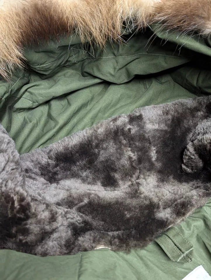 British Army 1951 Pattern Green Ventile Parka Jacket Coat - Size 6