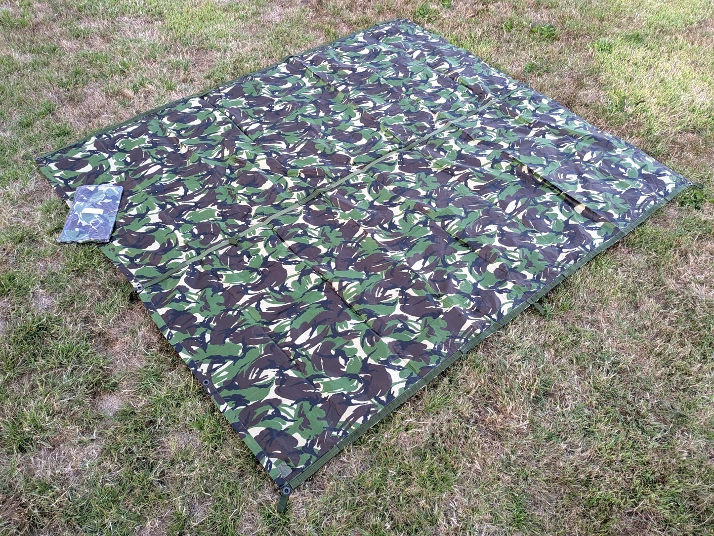 DPM Camo Basha Ground Sheet Waterproof Shelter Cover - NEW