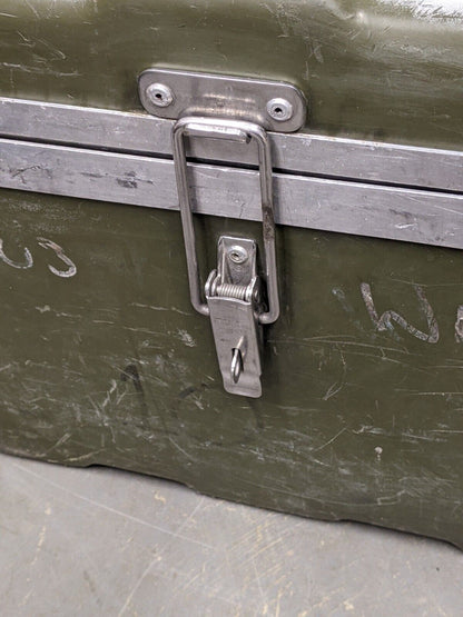 British Army Lockable Equipment Transport Storage Case Box