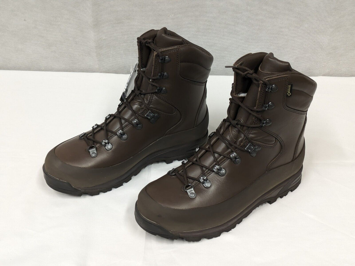 Iturri Brown Leather Goretex Cold Wet Weather Combat Boots