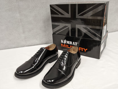 Black Leather Parade Shoes RAF Cadet Uniform British Army Military