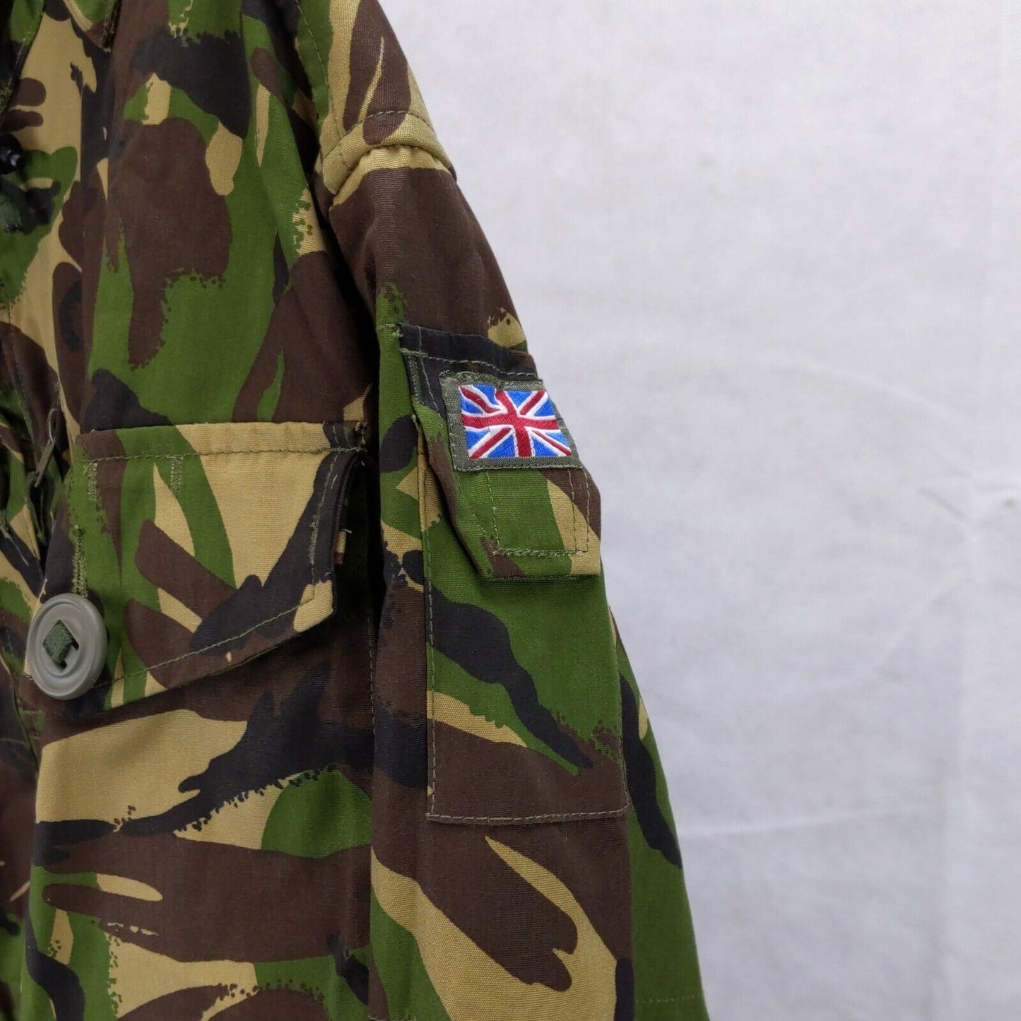 British Army Military Windproof Woodland DPM Camo Combat Smock Jacket