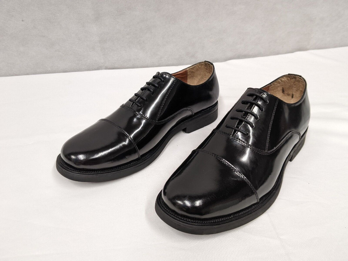 Black Leather Parade Shoes RAF Cadet Uniform British Army Military