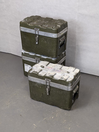 British Army Lockable Equipment Transport Storage Case Box