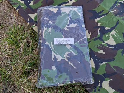 DPM Camo Basha Ground Sheet Waterproof Shelter Cover - NEW
