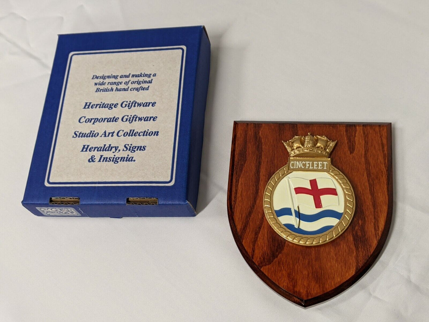 British Royal Navy Cincfleet Plaque