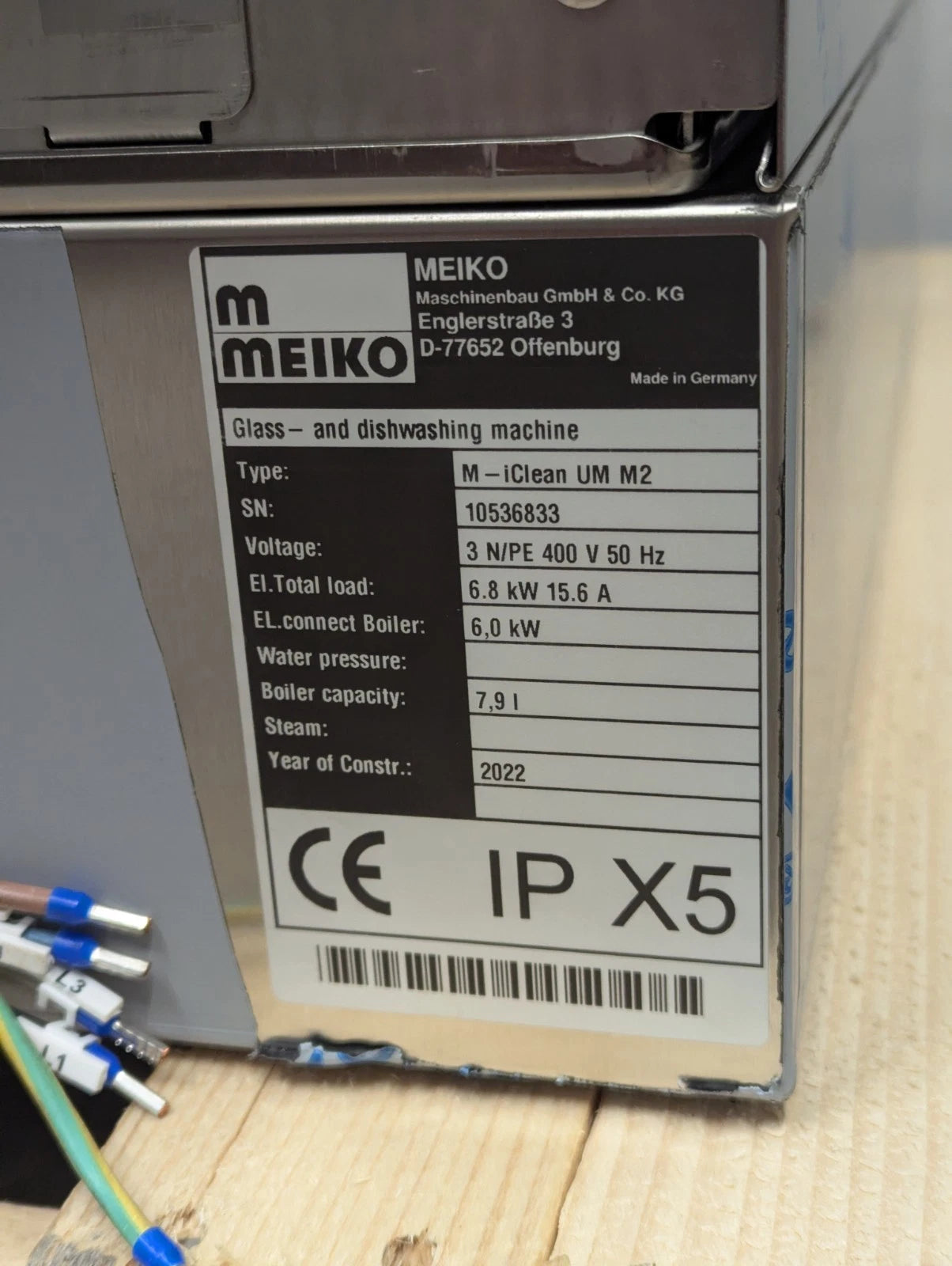 Meiko M-iClean UM M2 Undercounter Front Loading Dishwasher Commercial Catering