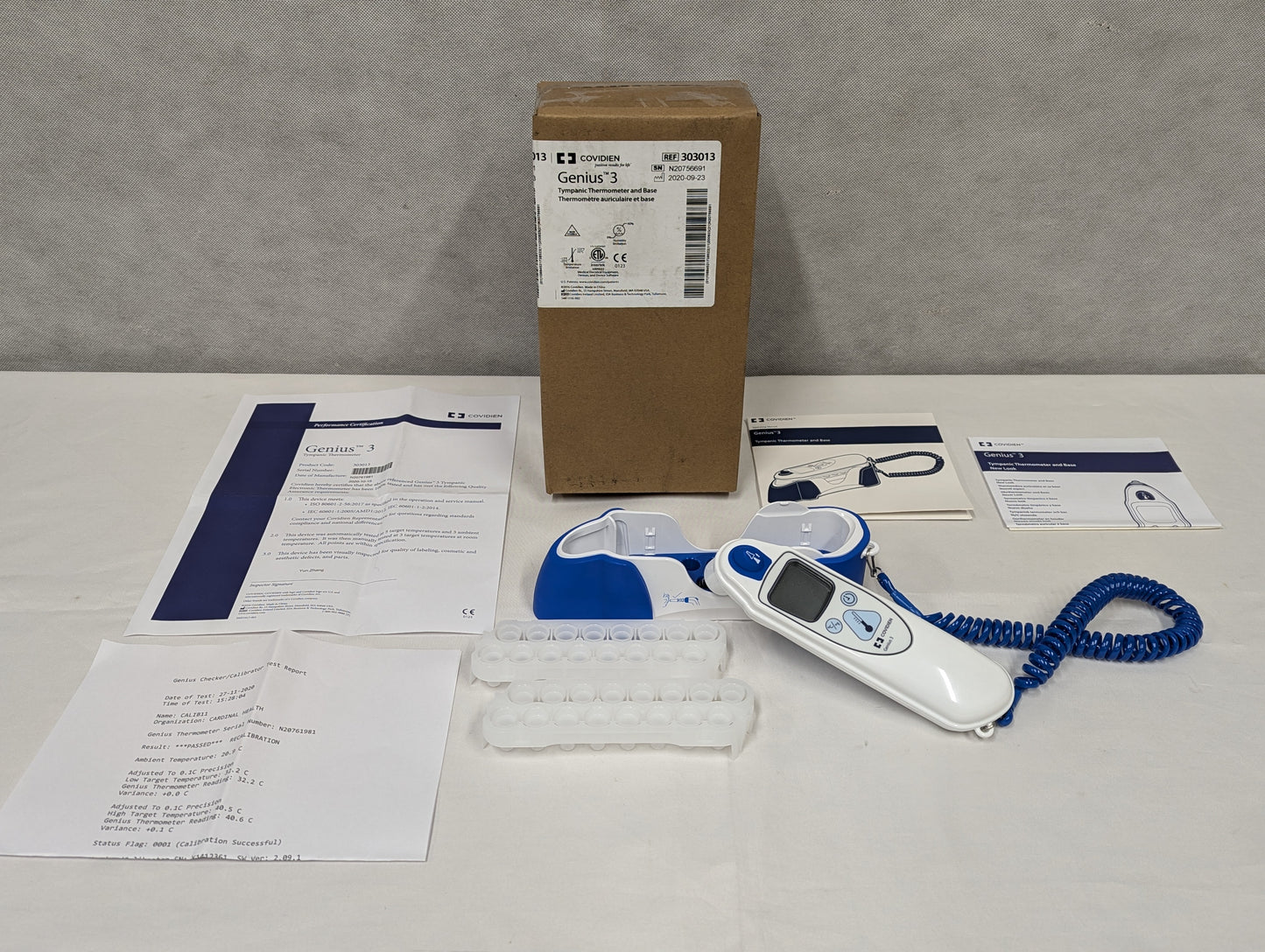 Covidien Genius 3 Tympanic Ear Thermometer with Base - 303013