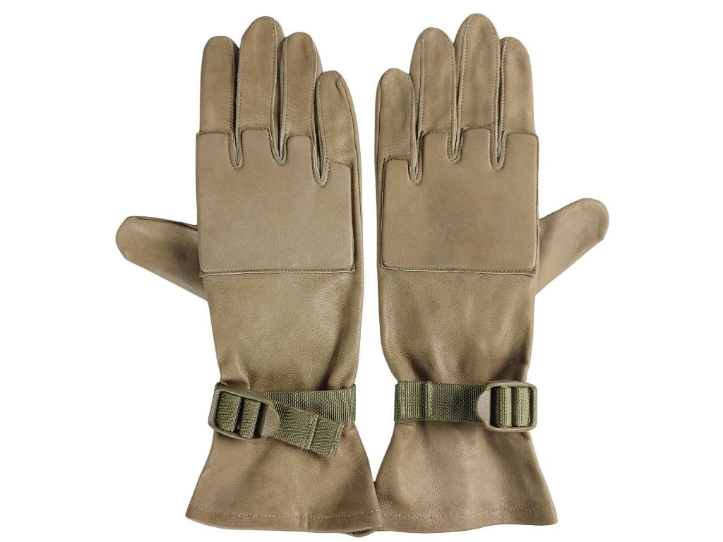 British Army Desert Warm Weather Leather Combat Gloves