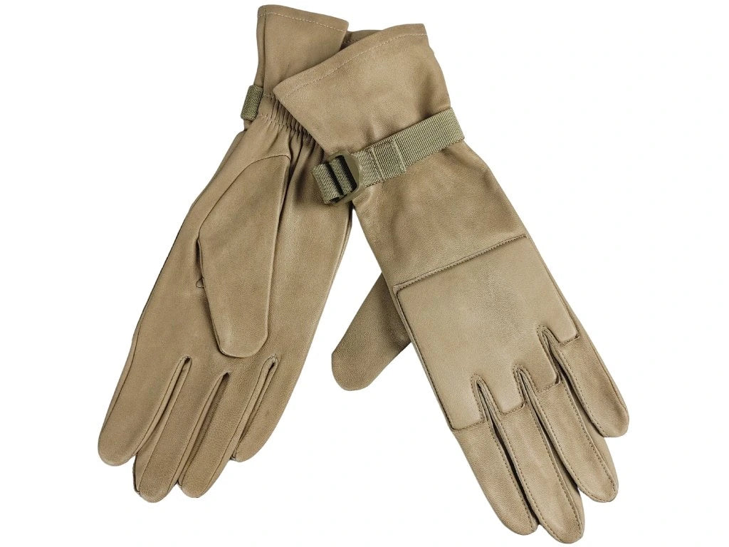 British Army Desert Warm Weather Leather Combat Gloves