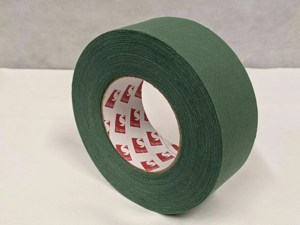 Full Box Green 16 x 5cm x 50m Scapa Sniper Webbing Repair Tape