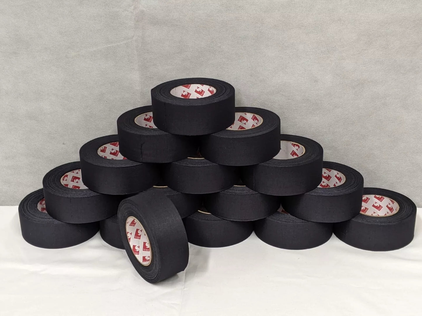 Full Box Black 16 x 5cm x 50m Scapa Sniper Webbing Repair Tape