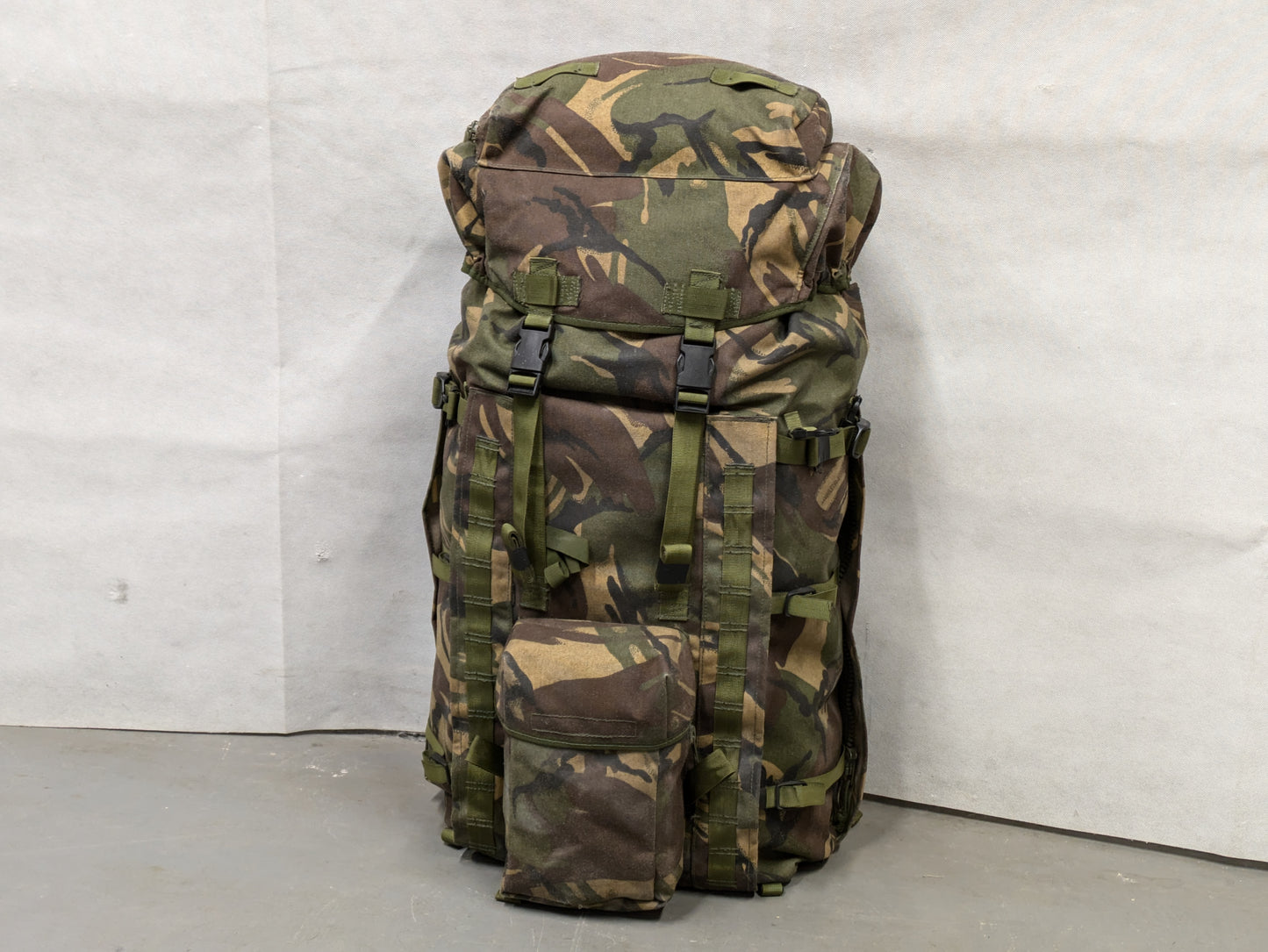 British Army DPM Camo Long Back 100L Bergen Rucksack