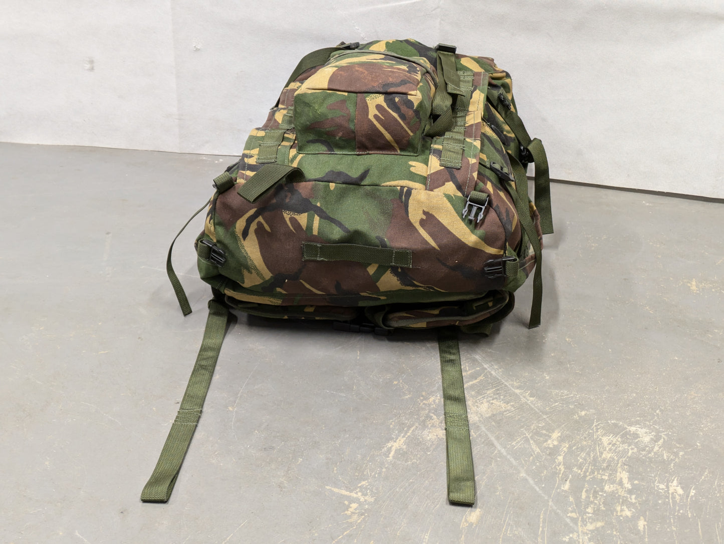 British Army DPM Camo Long Back 100L Bergen Rucksack