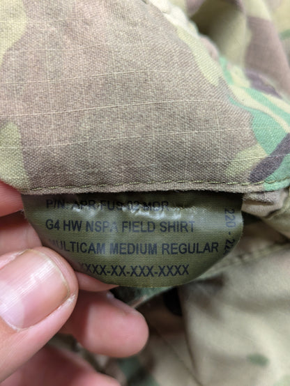Crye Precision Multicam NSPA G4 Hot Weather Field Shirt - Medium Regular MD R