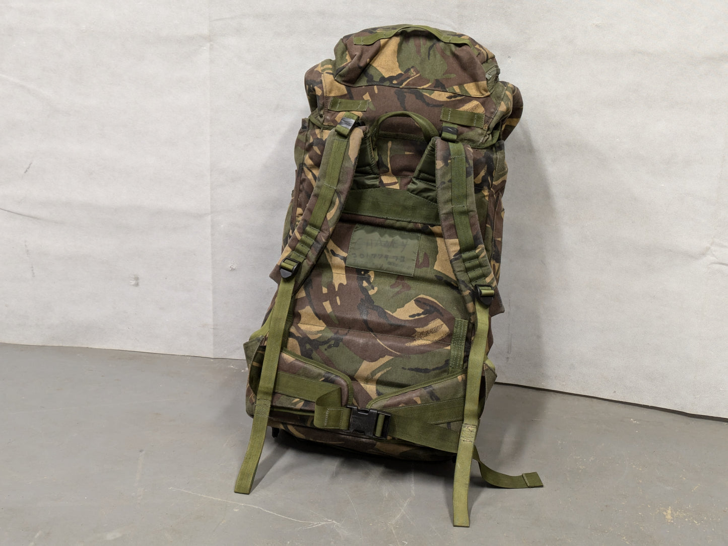 British Army DPM Camo Long Back 100L Bergen Rucksack