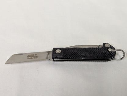 British Army Two Piece Black Handle Jack Knife
