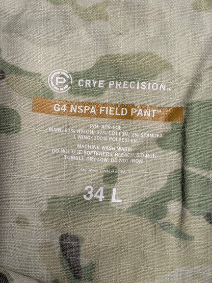Crye Precision Multicam NSPA G4 Field Trousers - 34 Long 34L