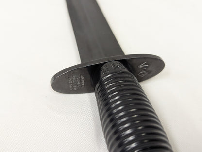 John Nowill & Sons Fairbairn Sykes Black Commando Knife 3rd Pattern with Leg Sheath
