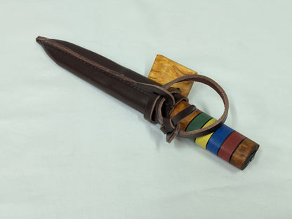 Helle Viking WWC 2025 Fixed Blade Special Edition Knife with Leather Sheath