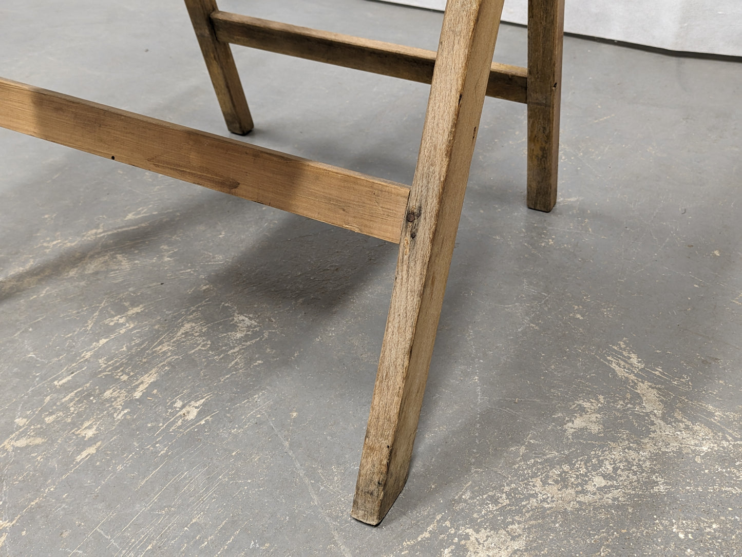 British Army Vintage War Department Folding Wooden Chair