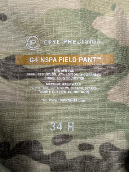 Crye Precision Multicam NSPA G4 Field Trousers - 34 Regular 34R