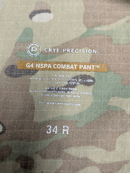 Crye Precision Multicam NSPA G4 Combat Trousers - 34 Regular 34R