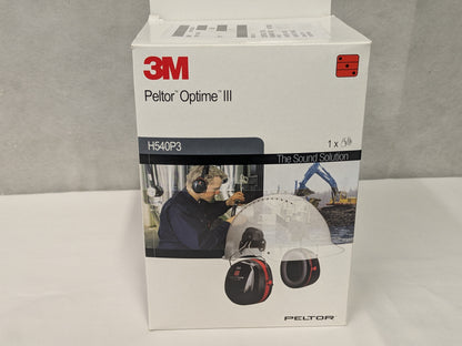 3M H540P3 Peltor Optime III Helmet Mounted Ear Defenders