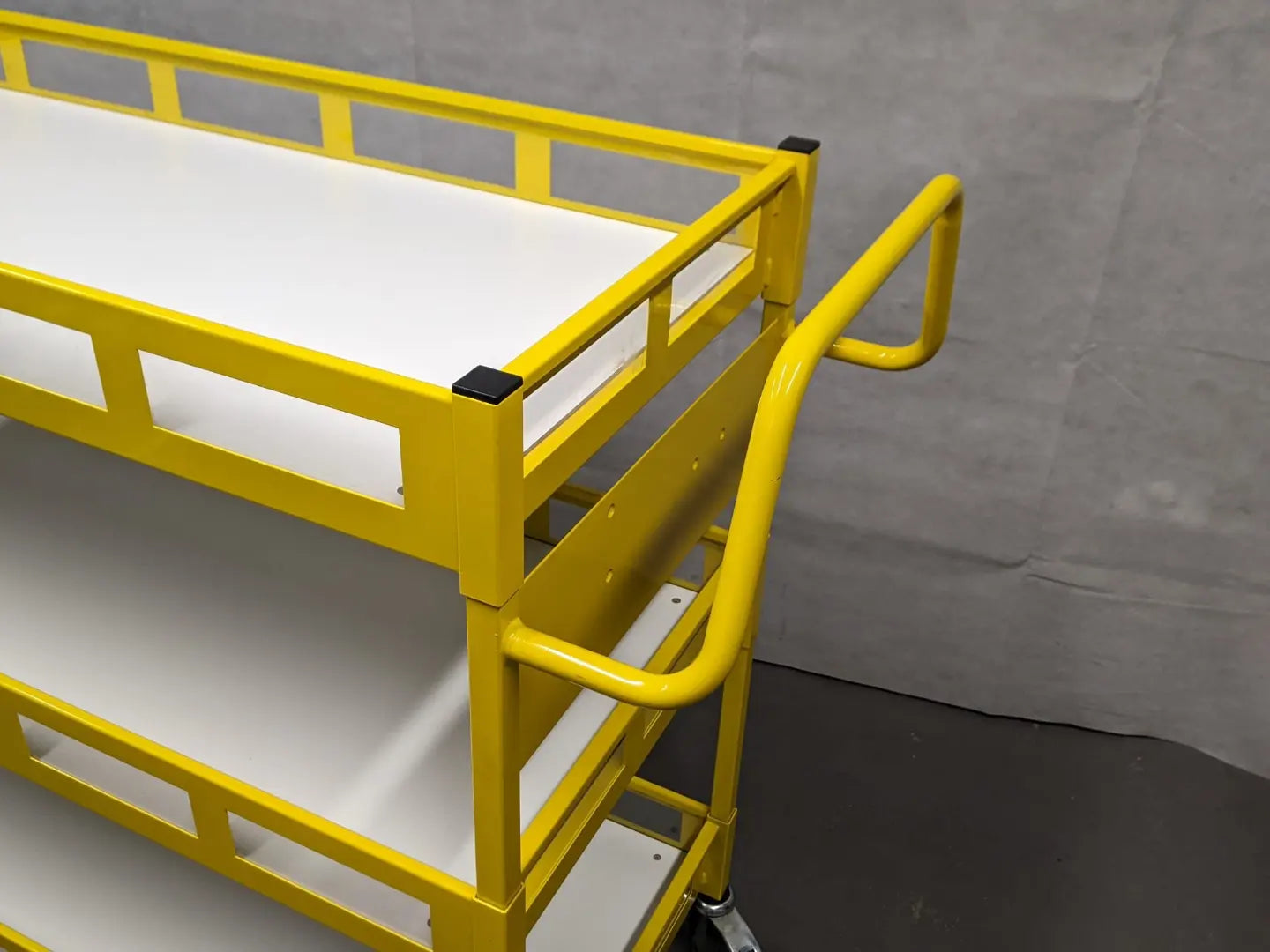 Large Heavy Duty 3 Tier Shelf Warehouse Order Picking Trolley