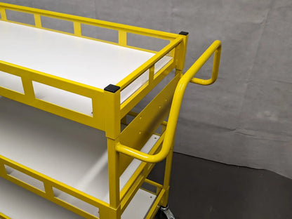 Large Heavy Duty 3 Tier Shelf Warehouse Order Picking Trolley