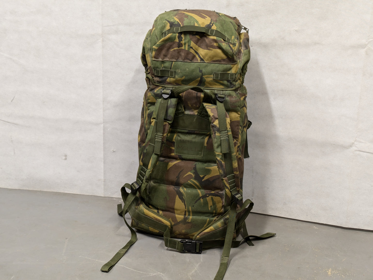 British Army DPM Camo Long Back 100L Bergen Rucksack